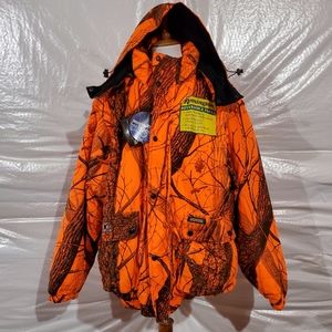 NWT Men's Remington Orange Camo Coat Size XL
